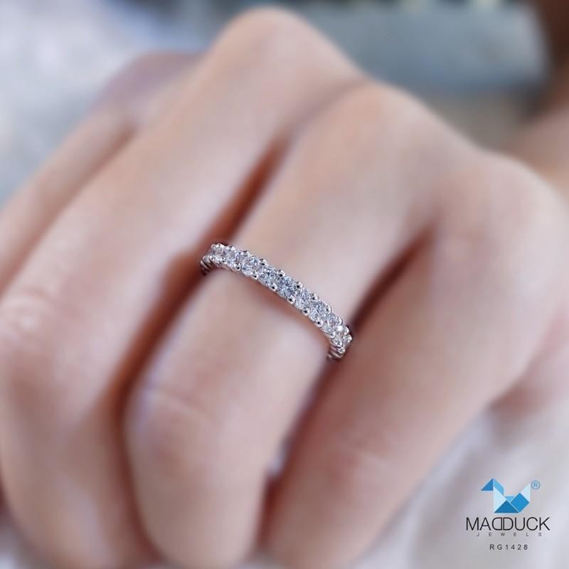Women's ring – CZ in 925 silver by Madduck Jewels