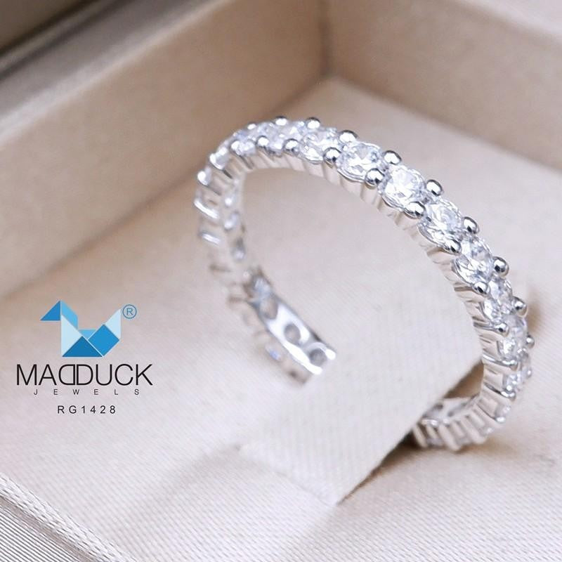 Couple ring set – CZ in 925 silver by Madduck Jewels