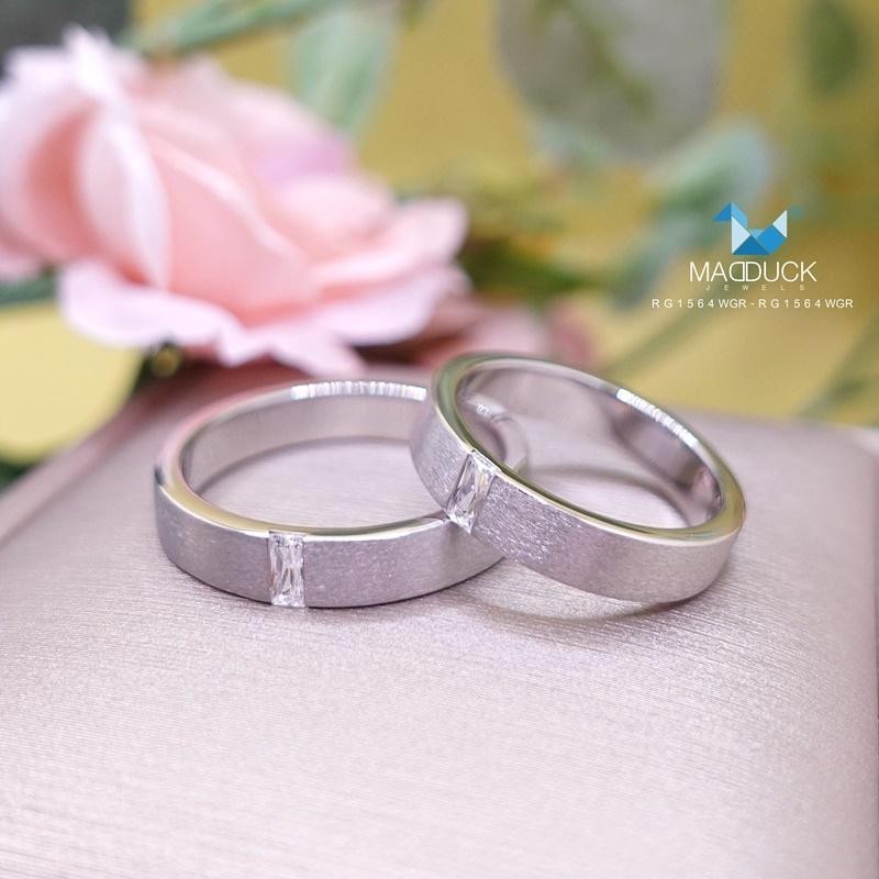 Couple ring set – CZ in 925 silver by Madduck Jewels