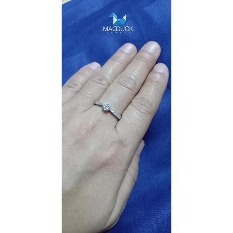 Women's ring – CZ in 925 silver by Madduck Jewels