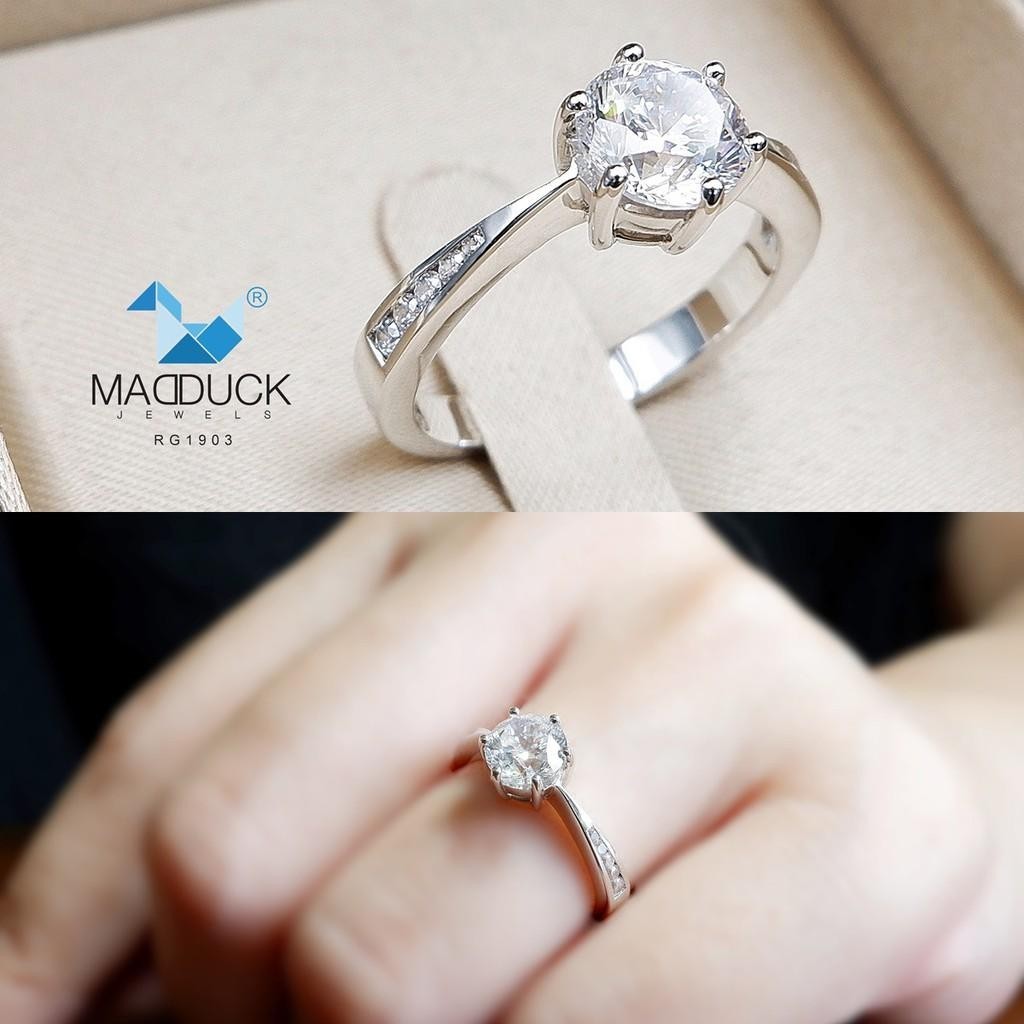 Women's ring – CZ in 925 silver by Madduck Jewels