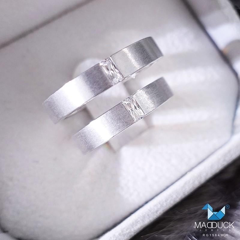 Couple ring set – CZ in 925 silver by Madduck Jewels