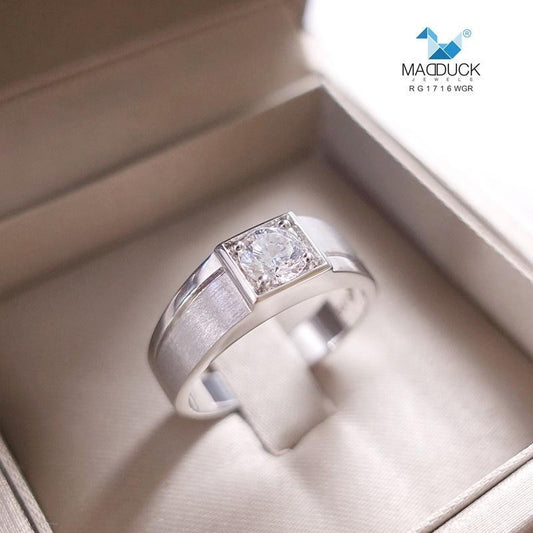 Men's ring – CZ in 925 silver by Madduck Jewels