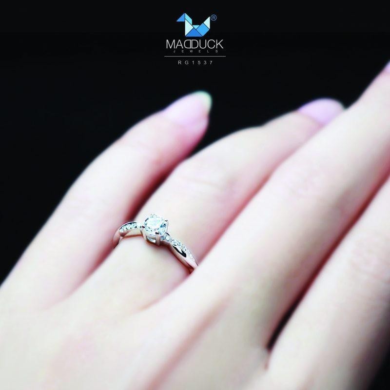 Women's ring – CZ in 925 silver by Madduck Jewels