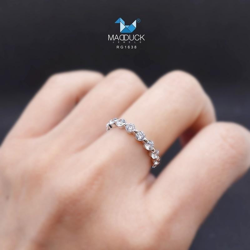 Women's ring – CZ in 925 silver by Madduck Jewels