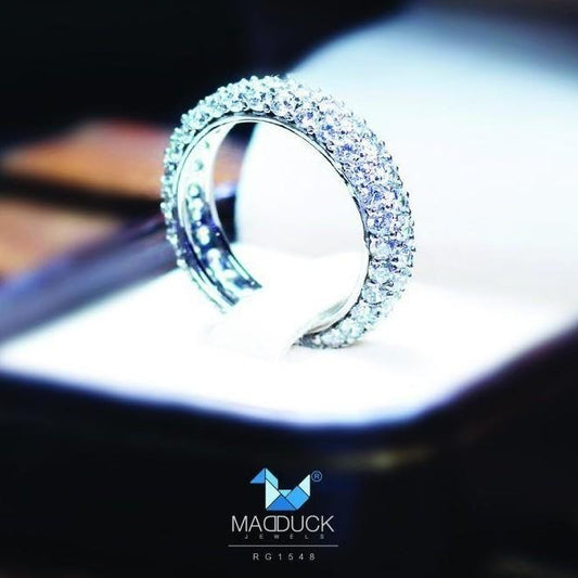 Women's ring – CZ in 925 silver by Madduck Jewels