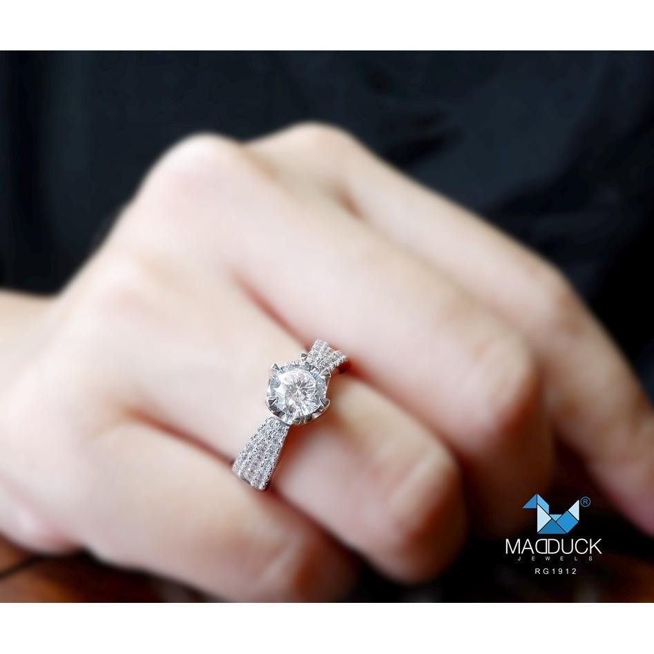 Women's ring – CZ in 925 silver by Madduck Jewels