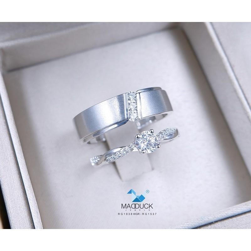 Couple ring set – CZ in 925 silver by Madduck Jewels