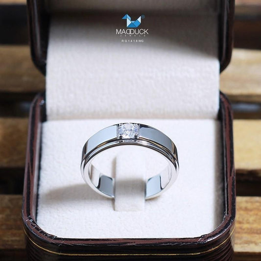 Couple ring set – CZ in 925 silver by Madduck Jewels