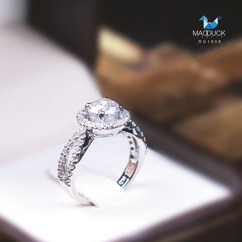 Couple ring set – CZ in 925 silver by Madduck Jewels