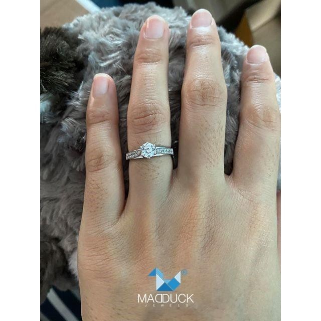 Women's ring – CZ in 925 silver by Madduck Jewels