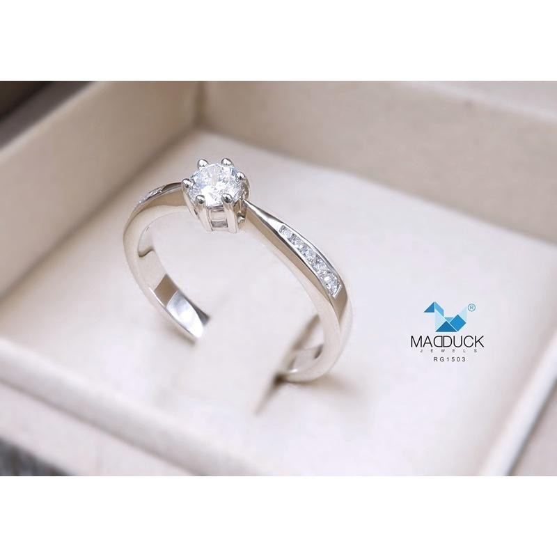 Women's ring – CZ in 925 silver by Madduck Jewels