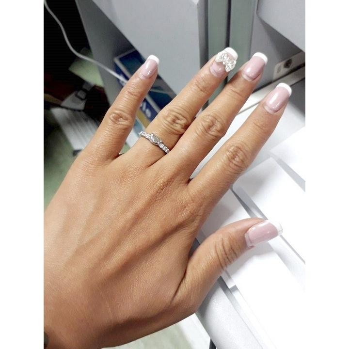 Women's ring – CZ in 925 silver by Madduck Jewels