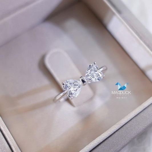 Women's ring – CZ in 925 silver by Madduck Jewels