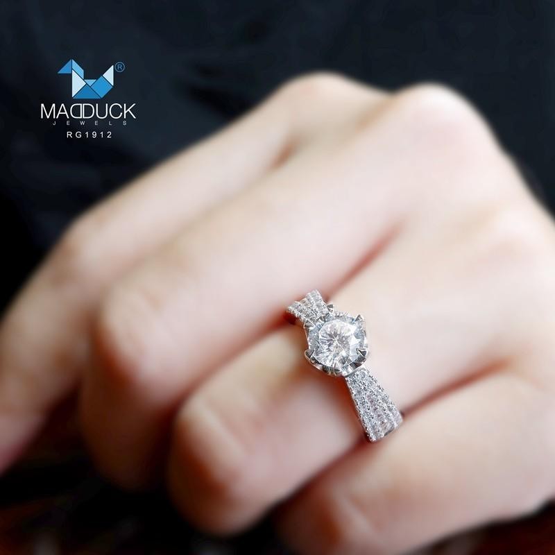 Women's ring – CZ in 925 silver by Madduck Jewels