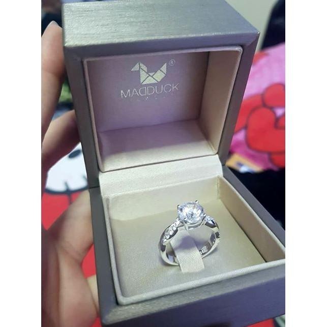 Women's ring – CZ in 925 silver by Madduck Jewels