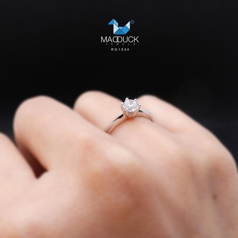 Women's ring – CZ in 925 silver by Madduck Jewels