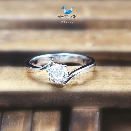 Women's ring – CZ in 925 silver by Madduck Jewels