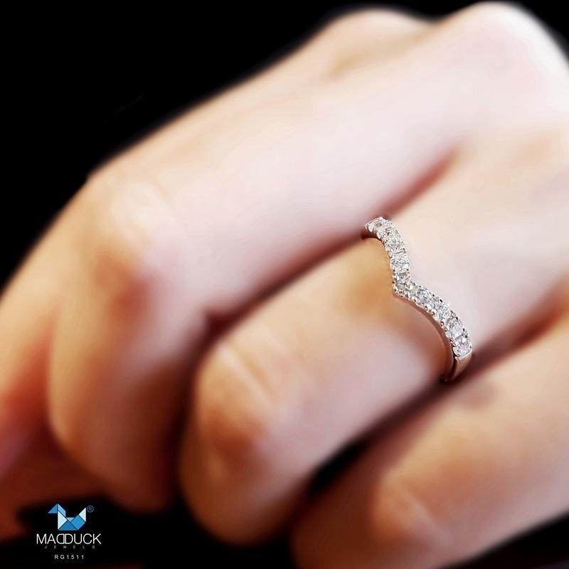 Women's ring – CZ in 925 silver by Madduck Jewels