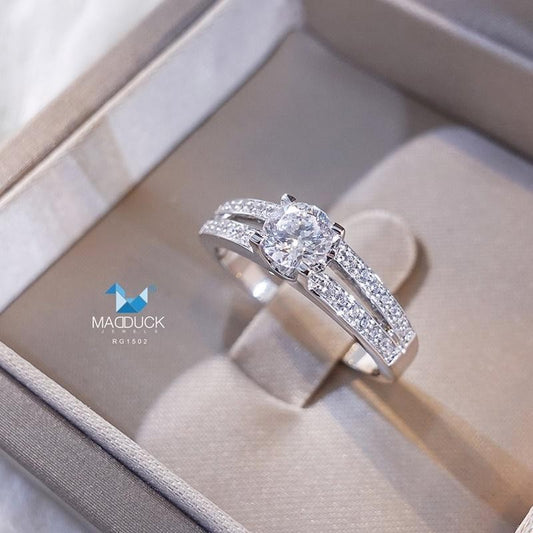 Women's ring – CZ in 925 silver by Madduck Jewels