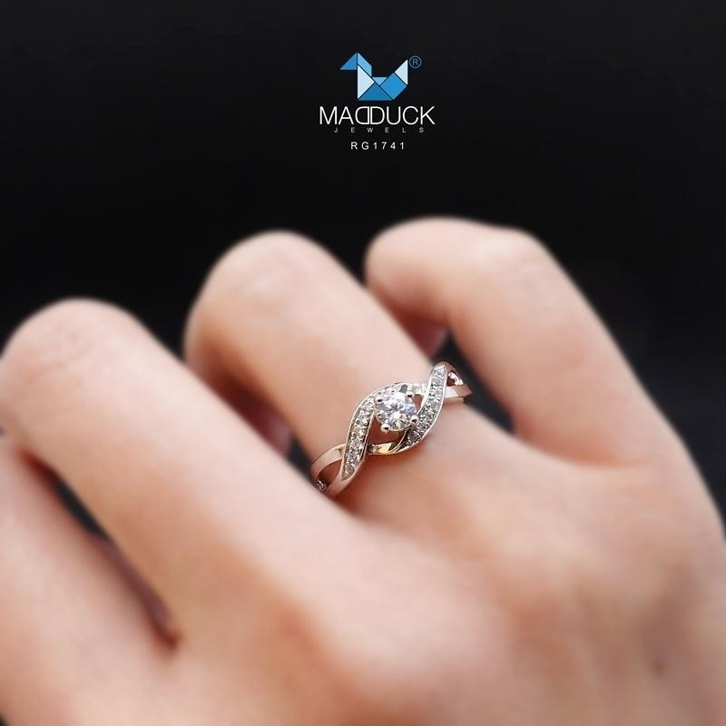 Women's ring – CZ in 925 silver by Madduck Jewels