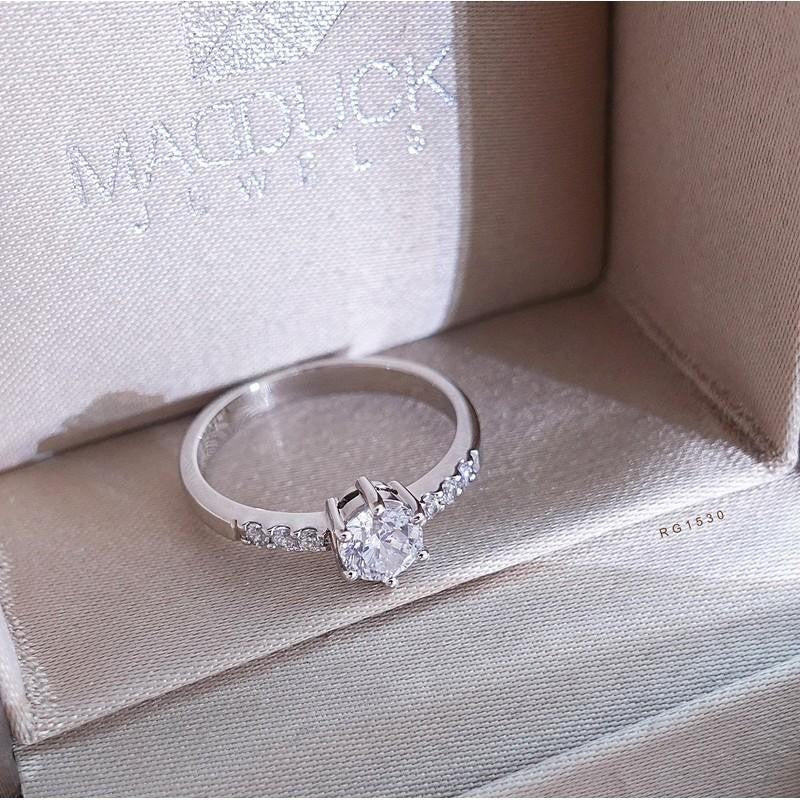 Women's ring – CZ in 925 silver by Madduck Jewels