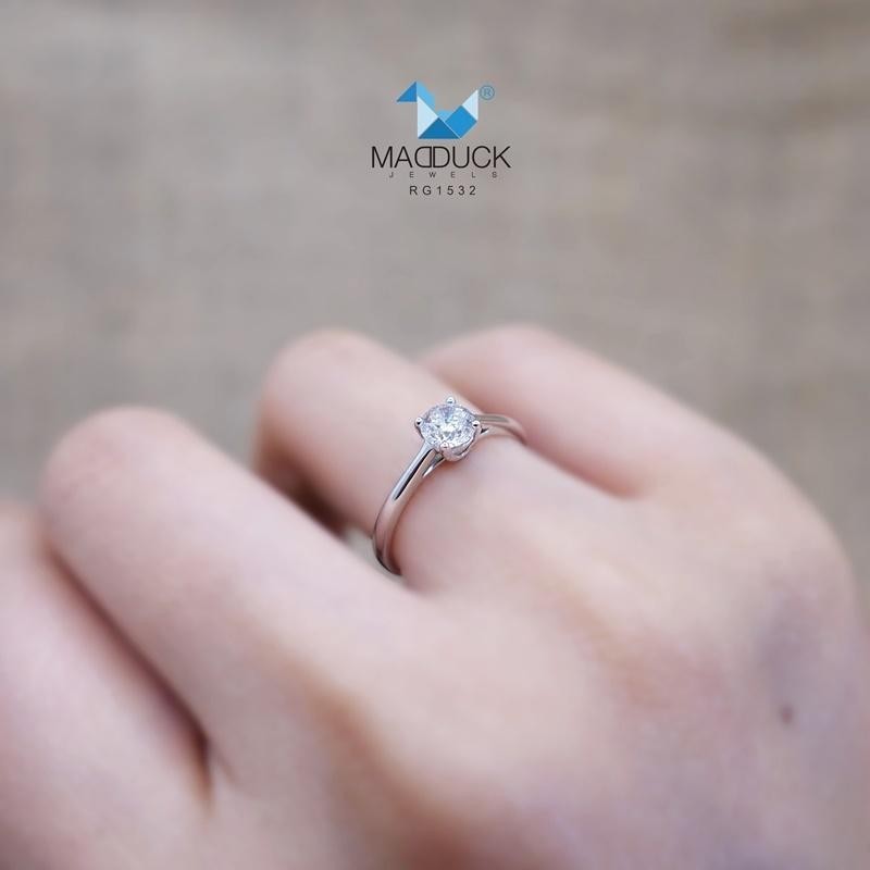 Women's ring – CZ in 925 silver by Madduck Jewels