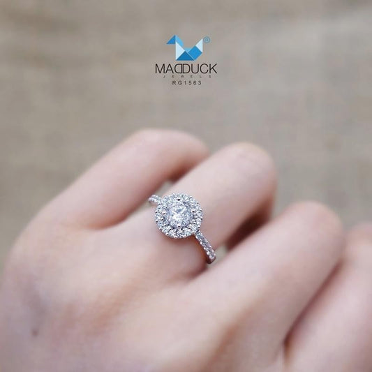 Women's ring – CZ in 925 silver by Madduck Jewels