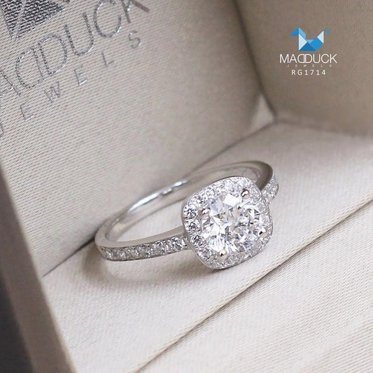 Women's ring – CZ in 925 silver by Madduck Jewels