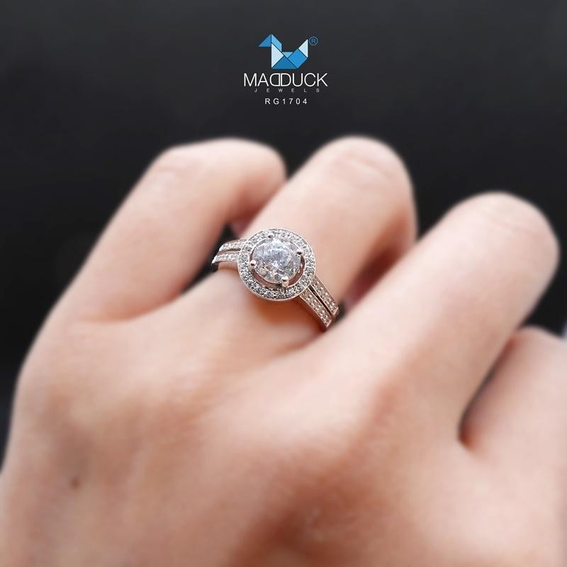 Women's ring – CZ in 925 silver by Madduck Jewels