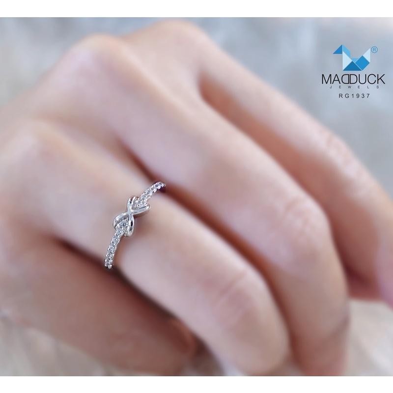 Women's ring – CZ in 925 silver by Madduck Jewels
