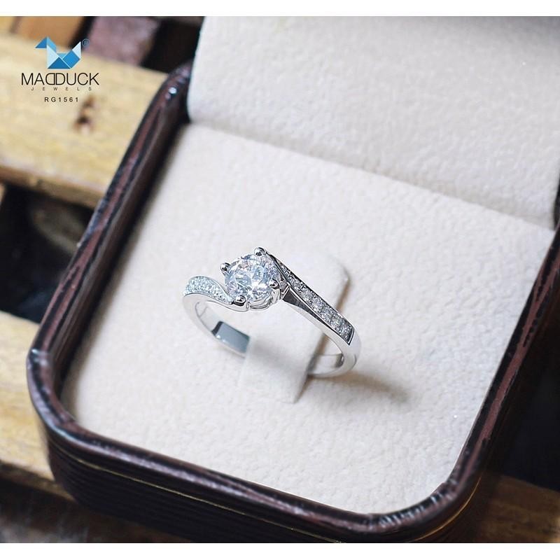 Women's ring – CZ in 925 silver by Madduck Jewels