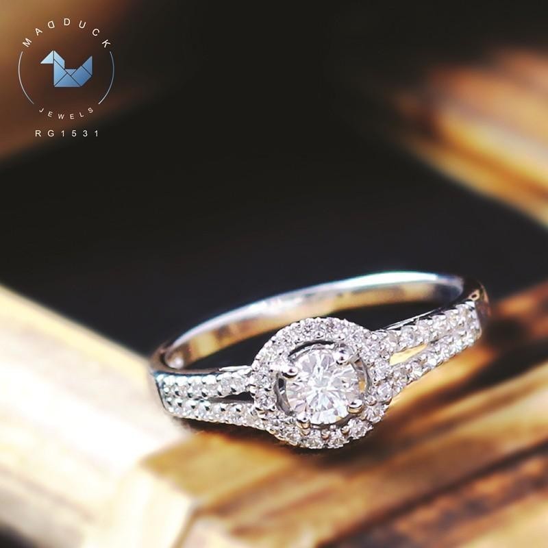 Women's ring – CZ in 925 silver by Madduck Jewels