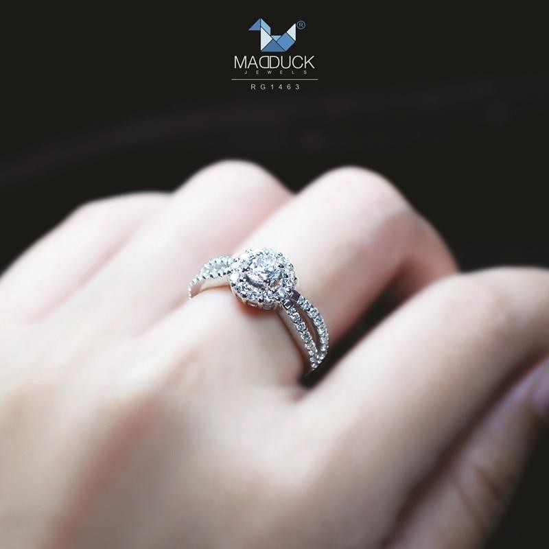 Women's ring – CZ in 925 silver by Madduck Jewels