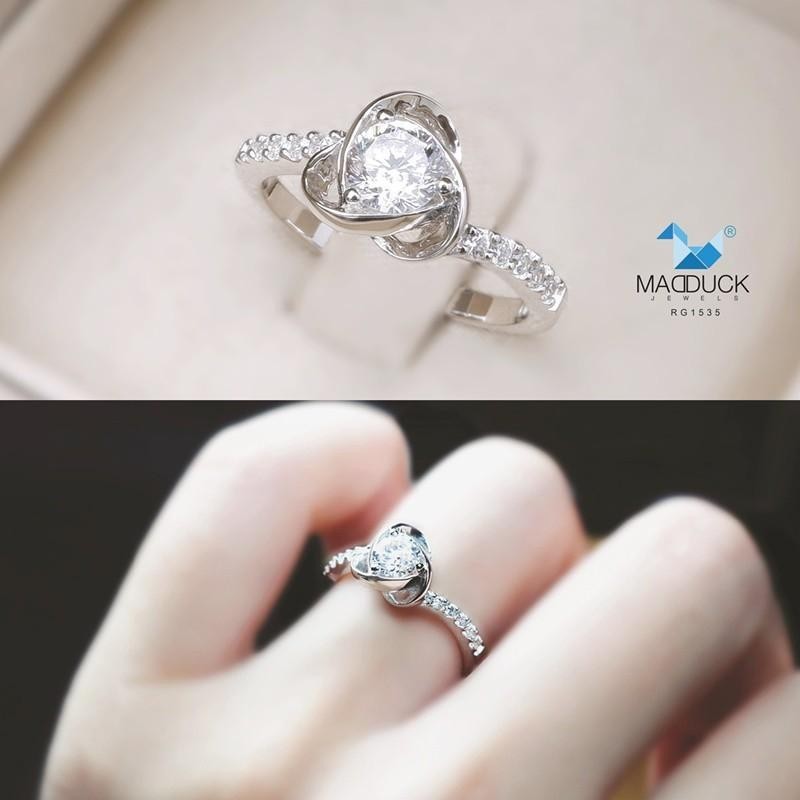 Women's ring – CZ in 925 silver by Madduck Jewels