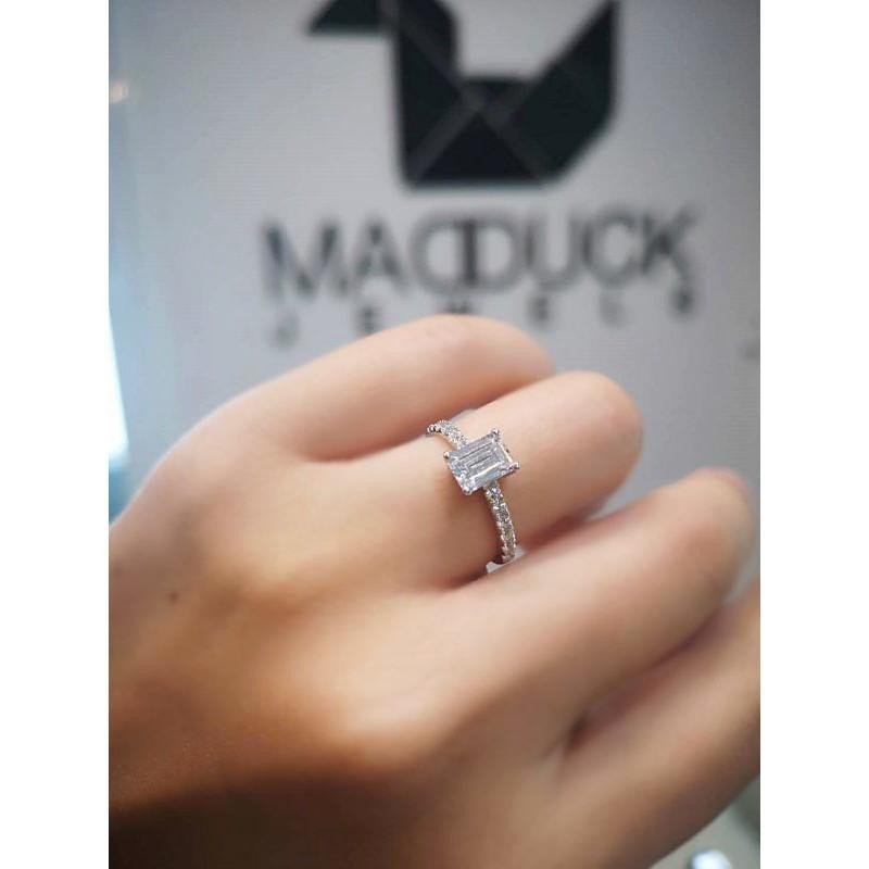 Women's ring – CZ in 925 silver by Madduck Jewels