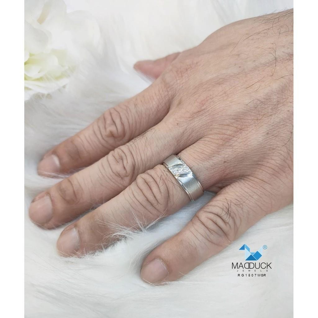 Couple ring set – CZ in 925 silver by Madduck Jewels