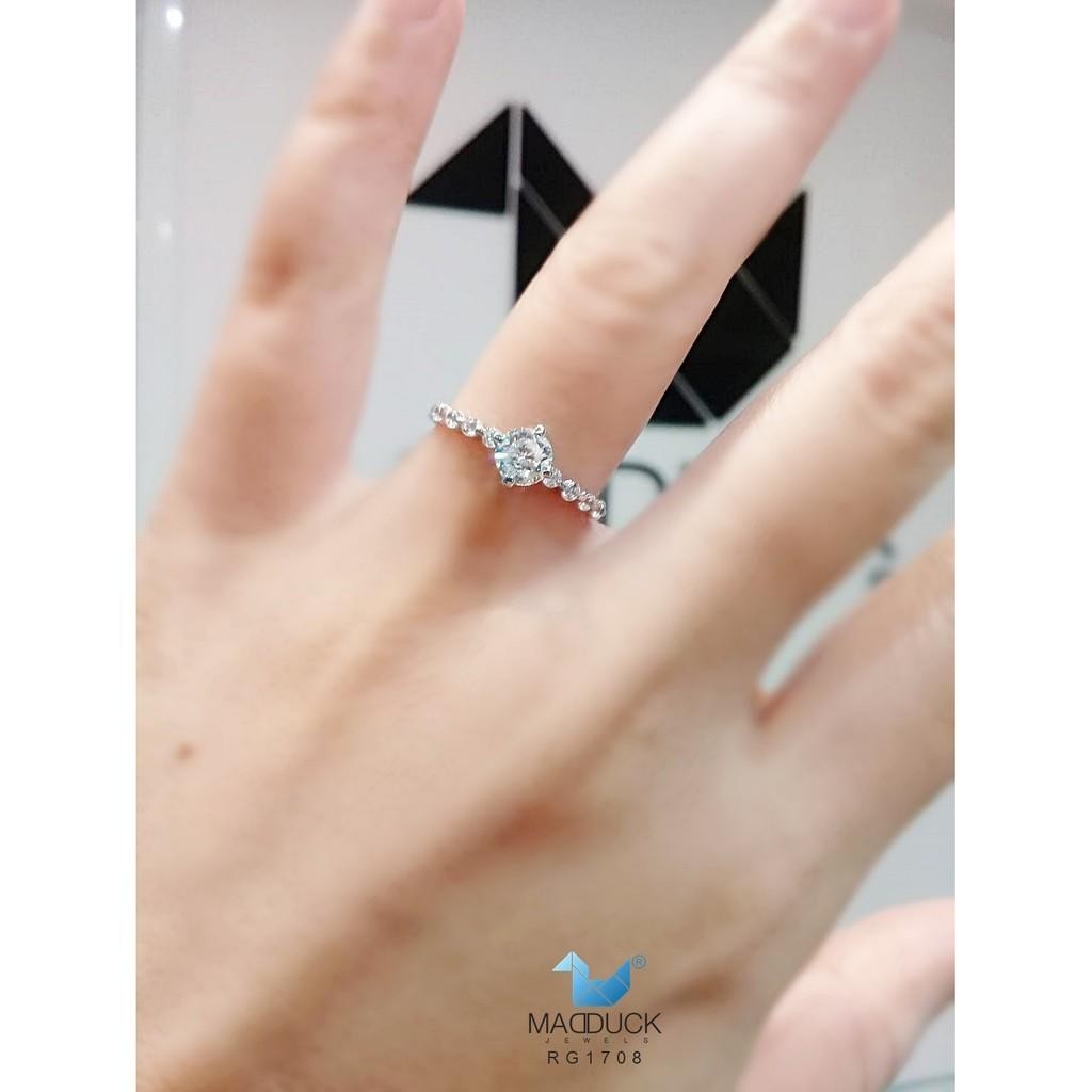 Couple ring set – CZ in 925 silver by Madduck Jewels
