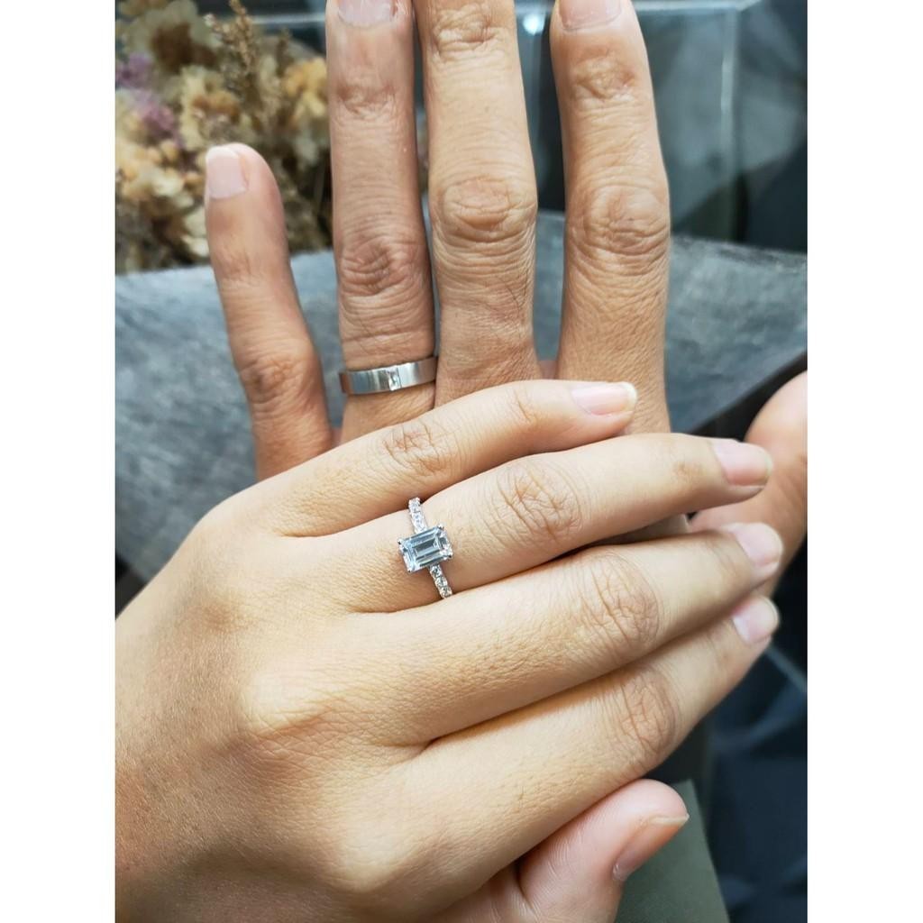 Couple ring set – CZ in 925 silver by Madduck Jewels