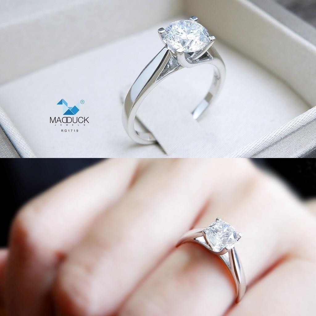 Women's ring – CZ in 925 silver by Madduck Jewels