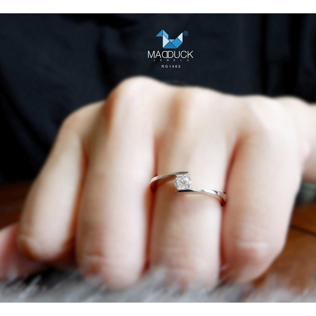 Women's ring – CZ in 925 silver by Madduck Jewels