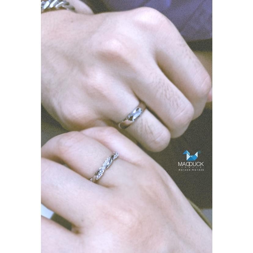 Couple ring set – CZ in 925 silver by Madduck Jewels