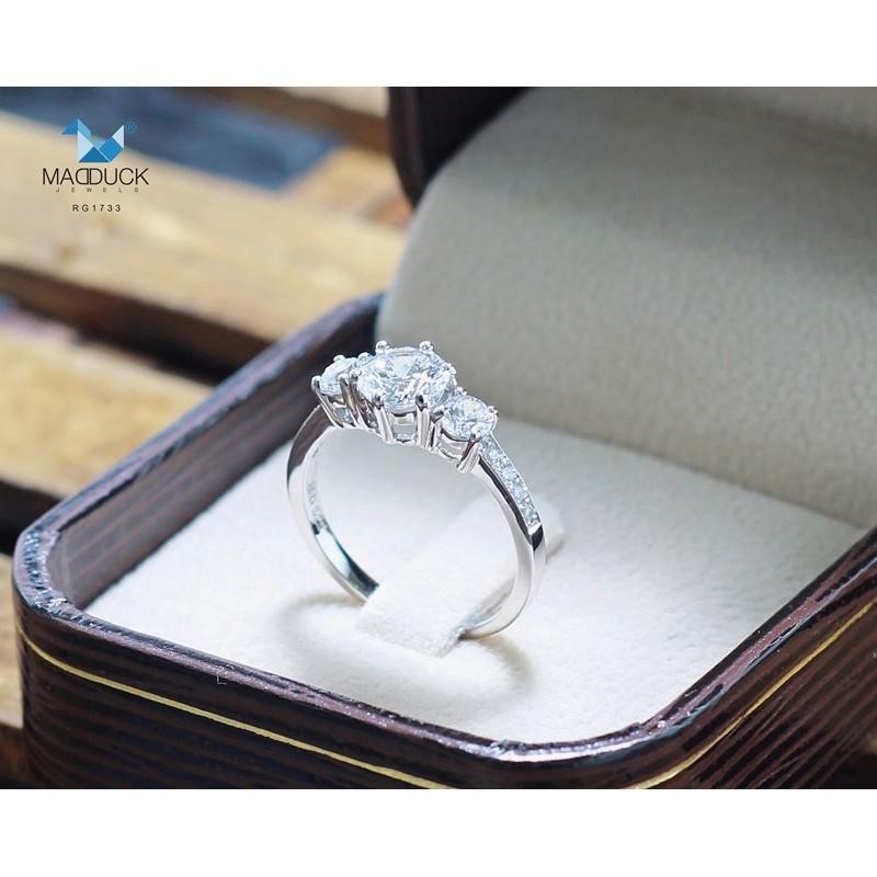 Couple ring set – CZ in 925 silver by Madduck Jewels