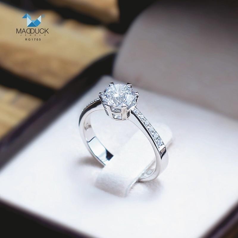 Couple ring set – CZ in 925 silver by Madduck Jewels