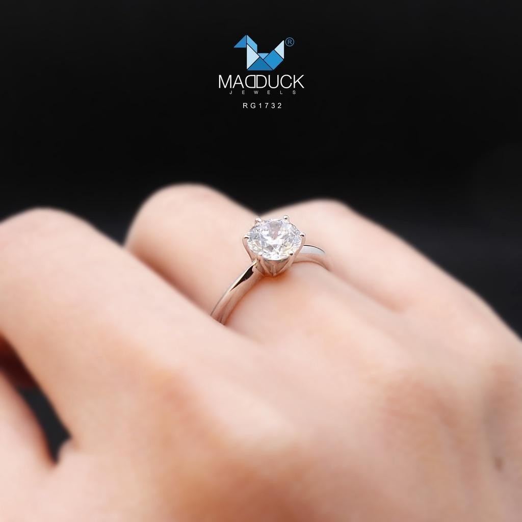 Women's ring – CZ in 925 silver by Madduck Jewels