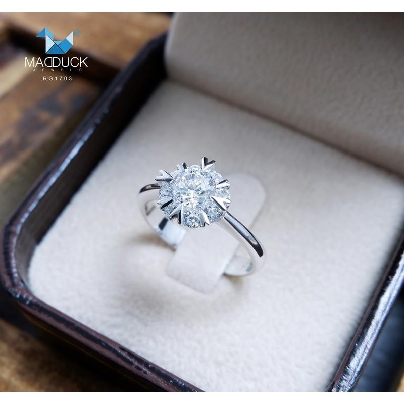 Couple ring set – CZ in 925 silver by Madduck Jewels