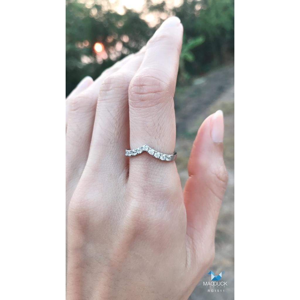 Women's ring – CZ in 925 silver by Madduck Jewels