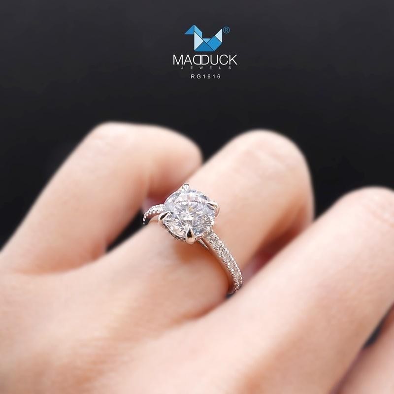 Women's ring – CZ in 925 silver by Madduck Jewels