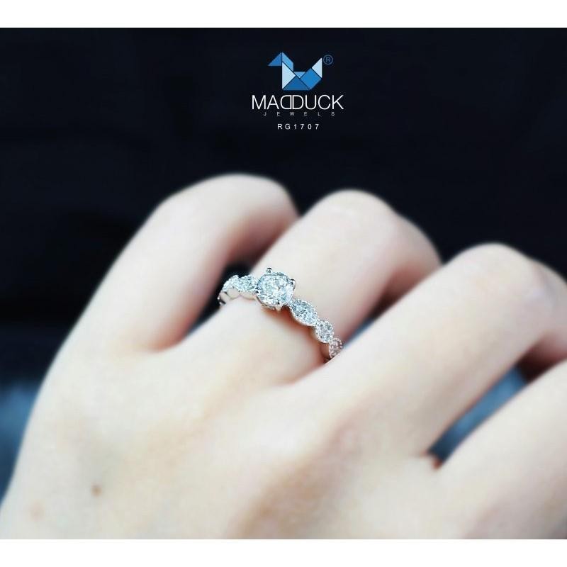 Women's ring – CZ in 925 silver by Madduck Jewels