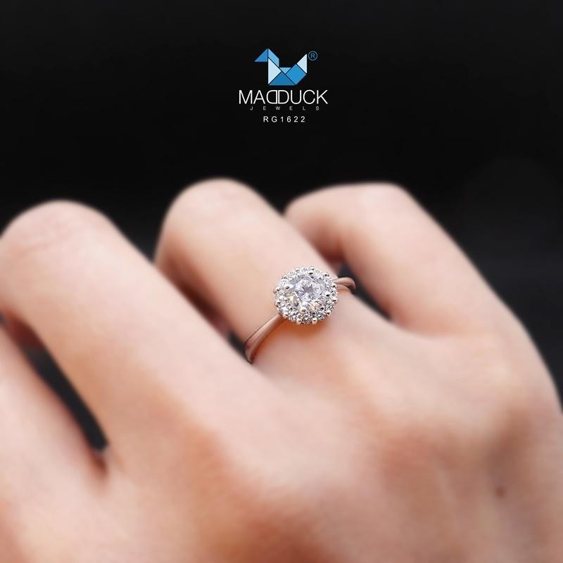 Women's ring – CZ in 925 silver by Madduck Jewels